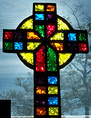 Rainbow Celtic Cross