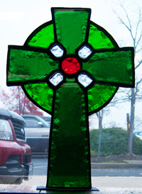 Green Celtic Cross