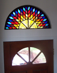 Custom Dalle de Verre window